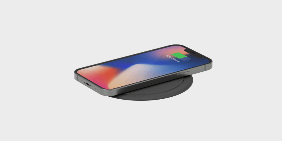 Qi wireless charger top